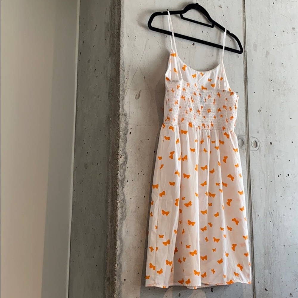 Butterfly Print Summer Dress | Size L - Picture 7 of 8